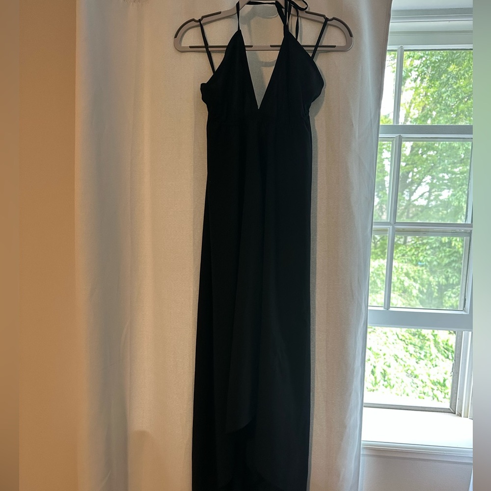 Old Navy Black Backless Dress